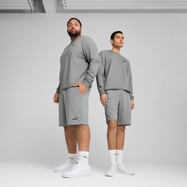 Essentials No. 1 Logo Men's 10" Shorts, Medium Gray Heather, extralarge